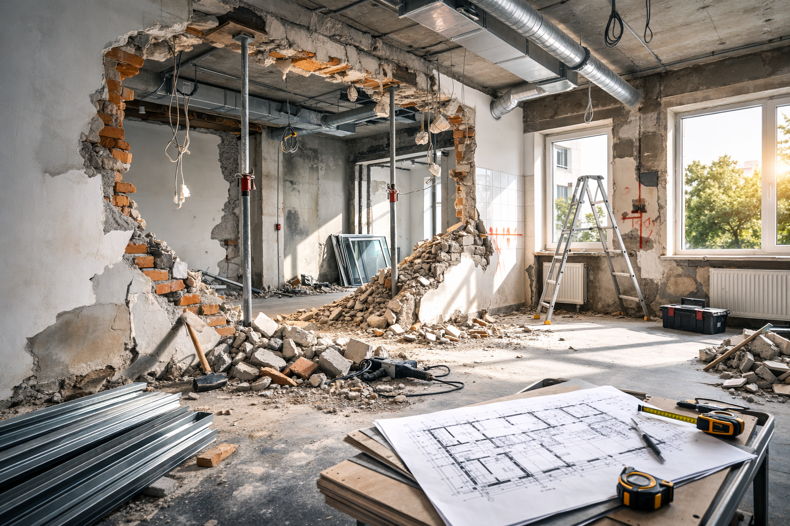 Abbrucharbeiten